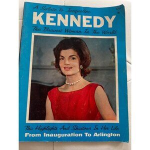 A Salute To Jacqueline Kennedy Magazine 1964 Highlights Her Life From Inaugurati